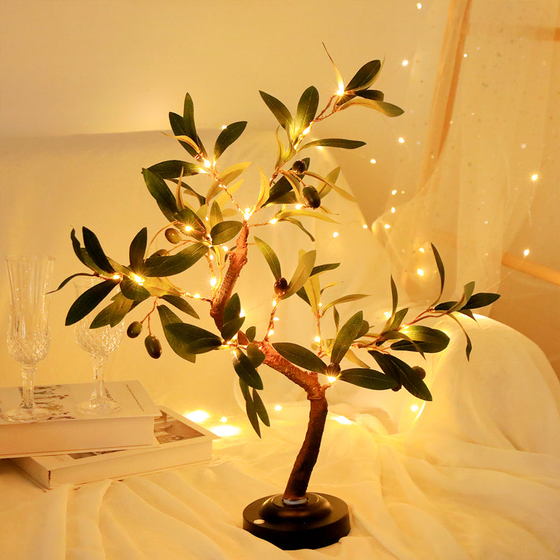 Lampka LED drzewko oliwne