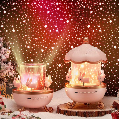 Veilleuse avec projecteur d’étoiles