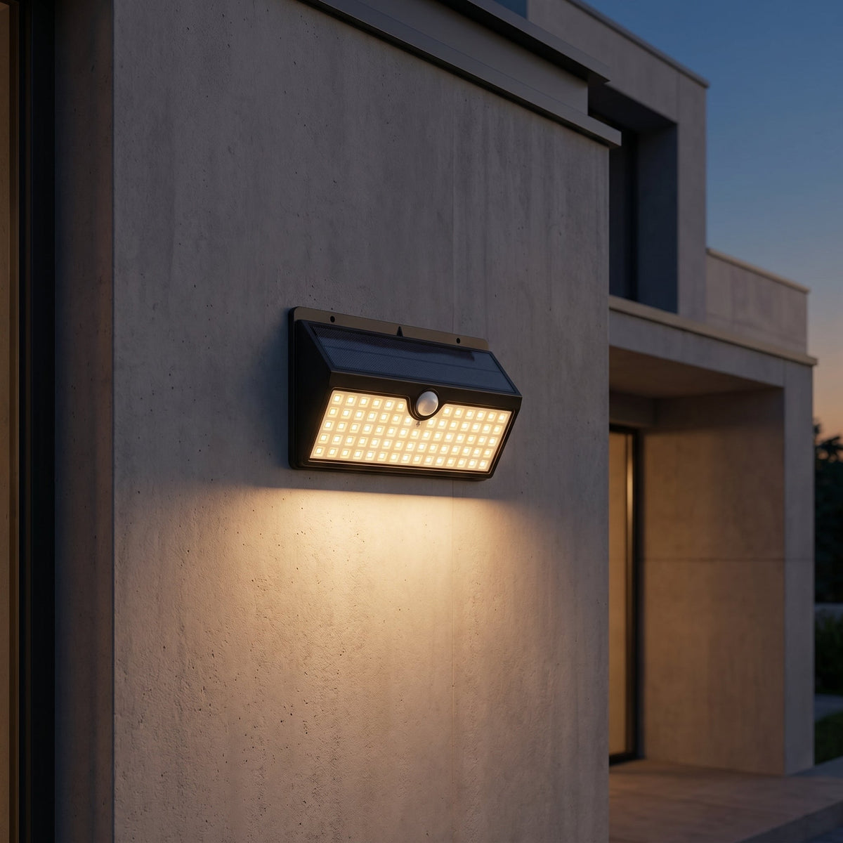 Lampe solaire avec détecteur de mouvement