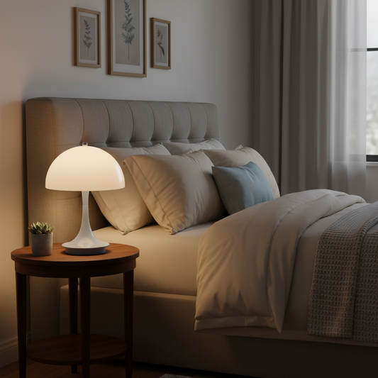 Mushroom LED table lamp