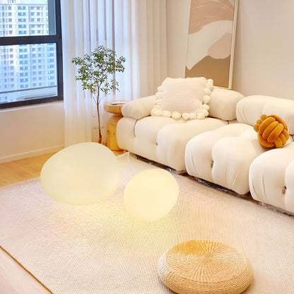 Lampe de table LED en pierre
