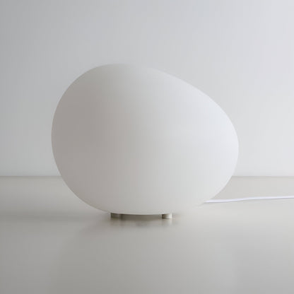Lampe de table LED en pierre