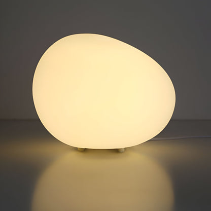 Lampe de table LED en pierre