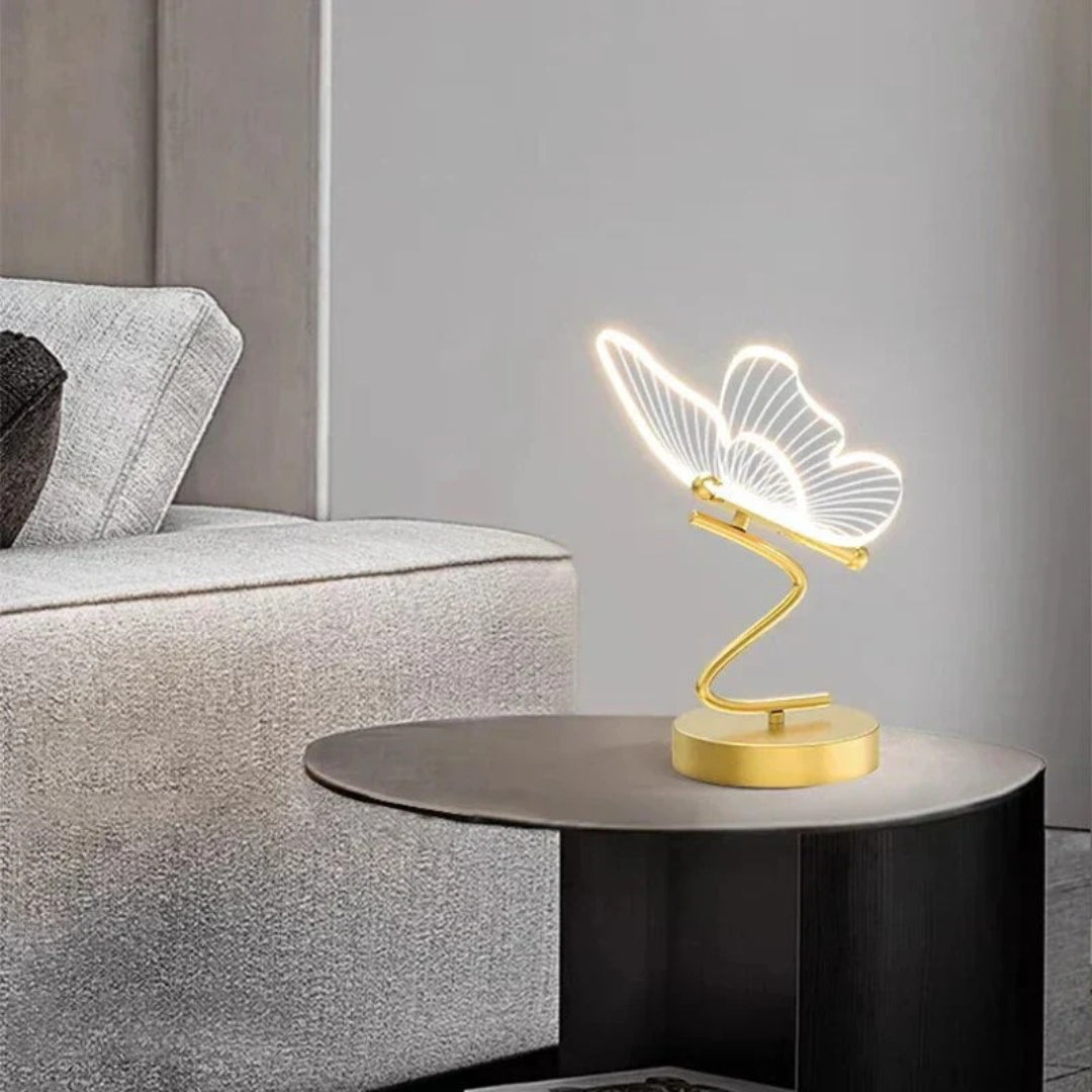 Lampe de table LED papillon