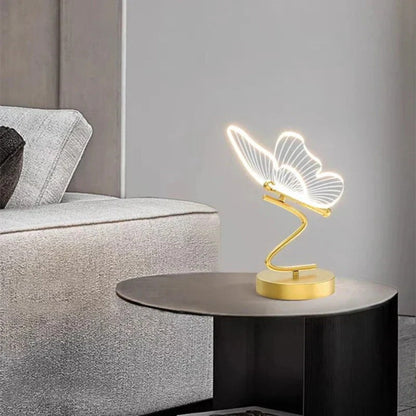 Lampe de table LED papillon
