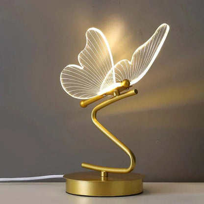 Lampe de table LED papillon