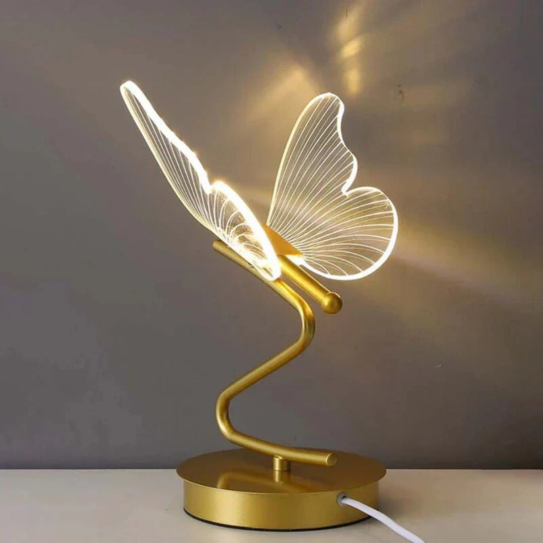 Lampe de table LED papillon