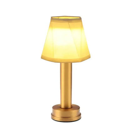 Textilní stolní LED lampička