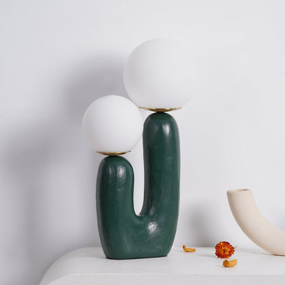 Double table lamp