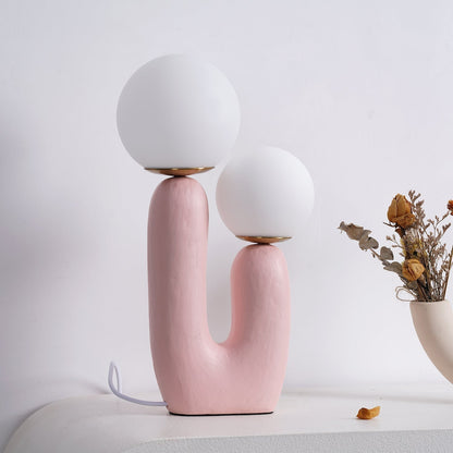 Double table lamp
