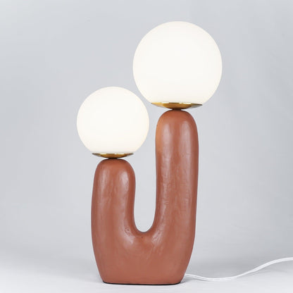 Double table lamp