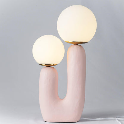 Double table lamp