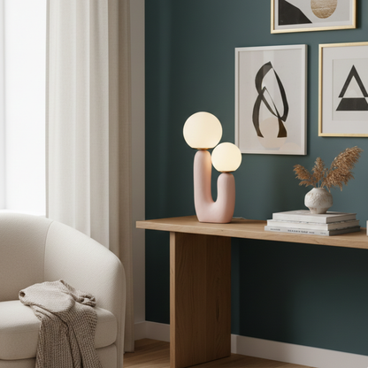 Double table lamp