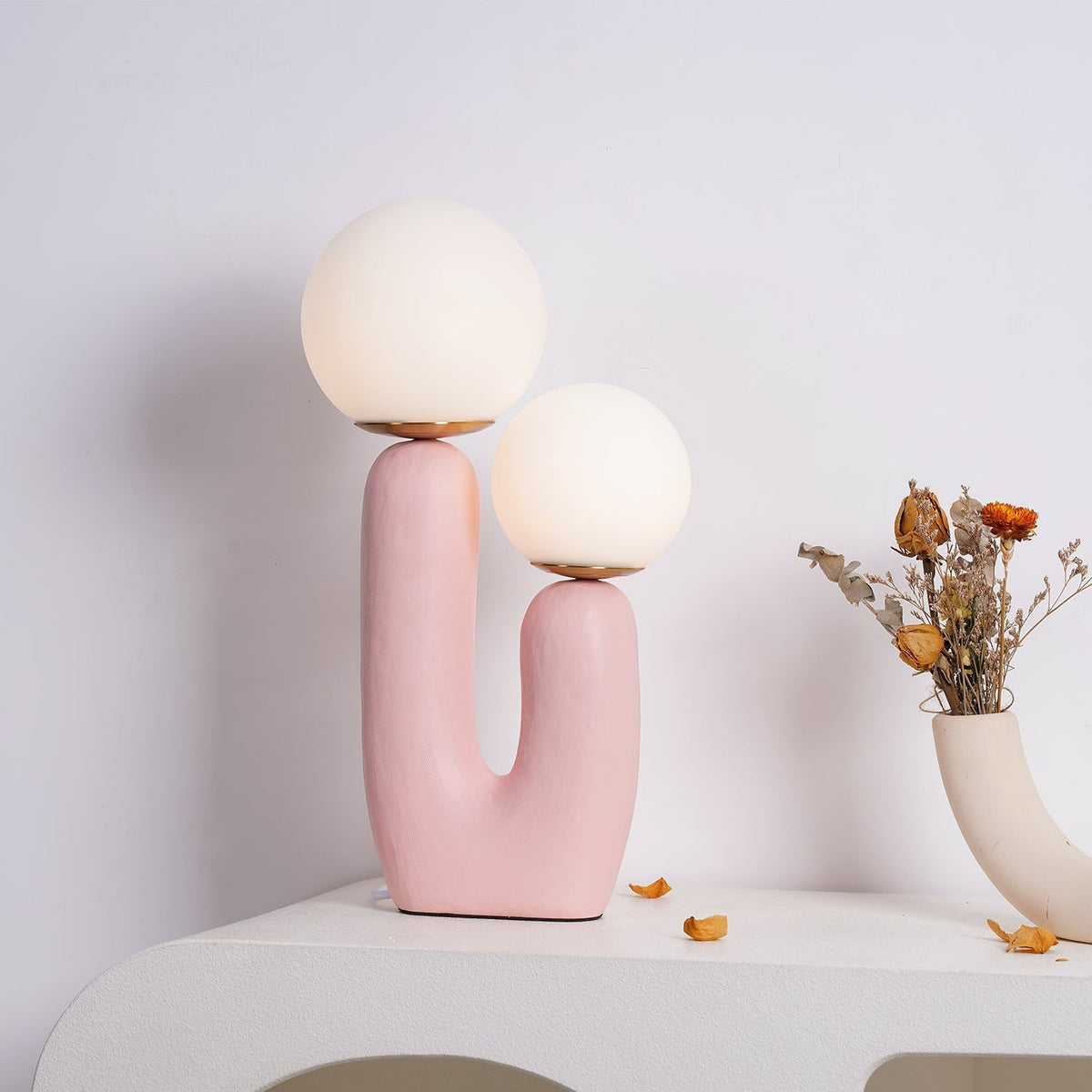 Double table lamp