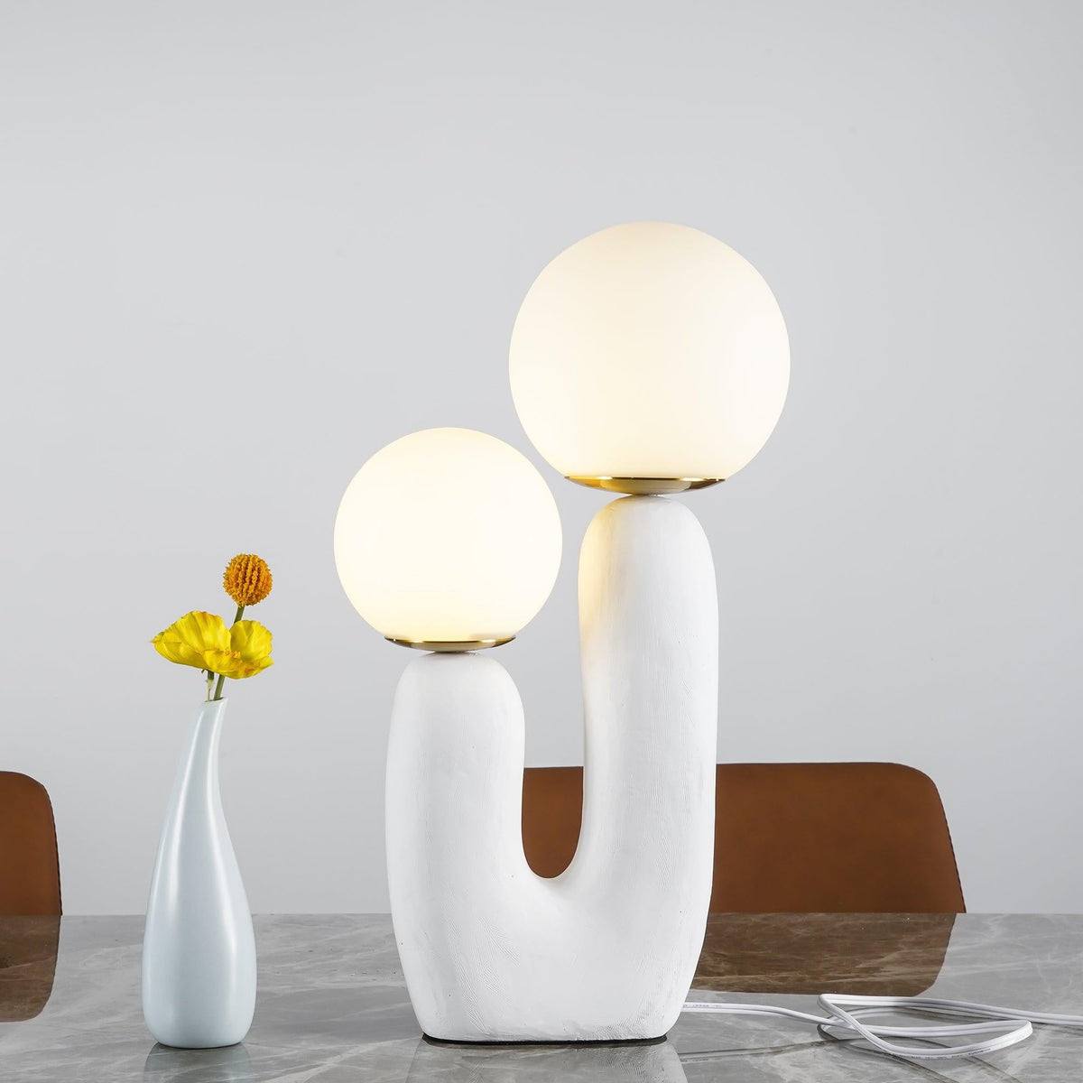 Double table lamp