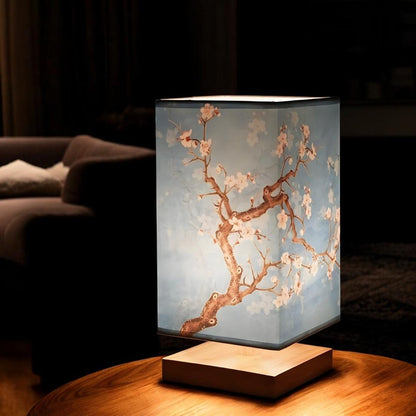 Table lamp with a floral motif