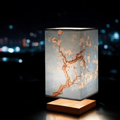 Table lamp with a floral motif