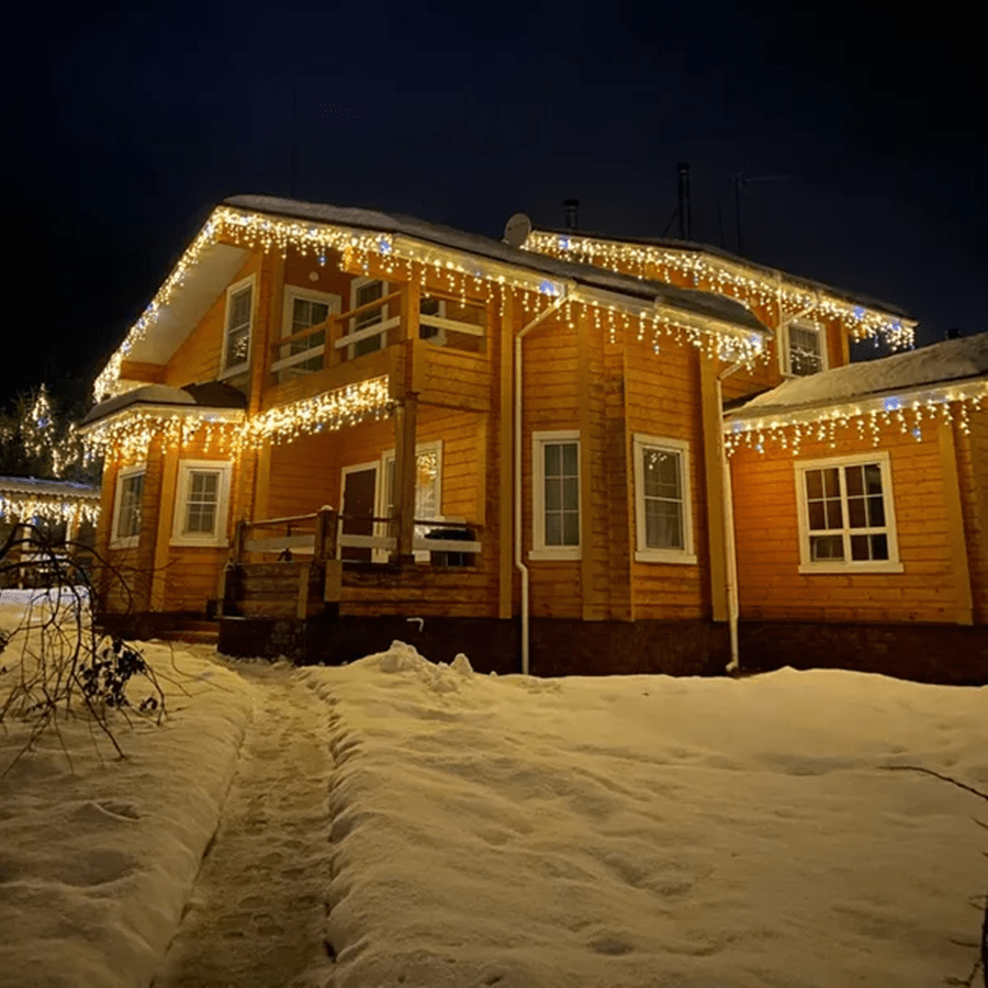 LED icicle lights 20 m