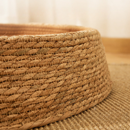 Panier tressé pour chat