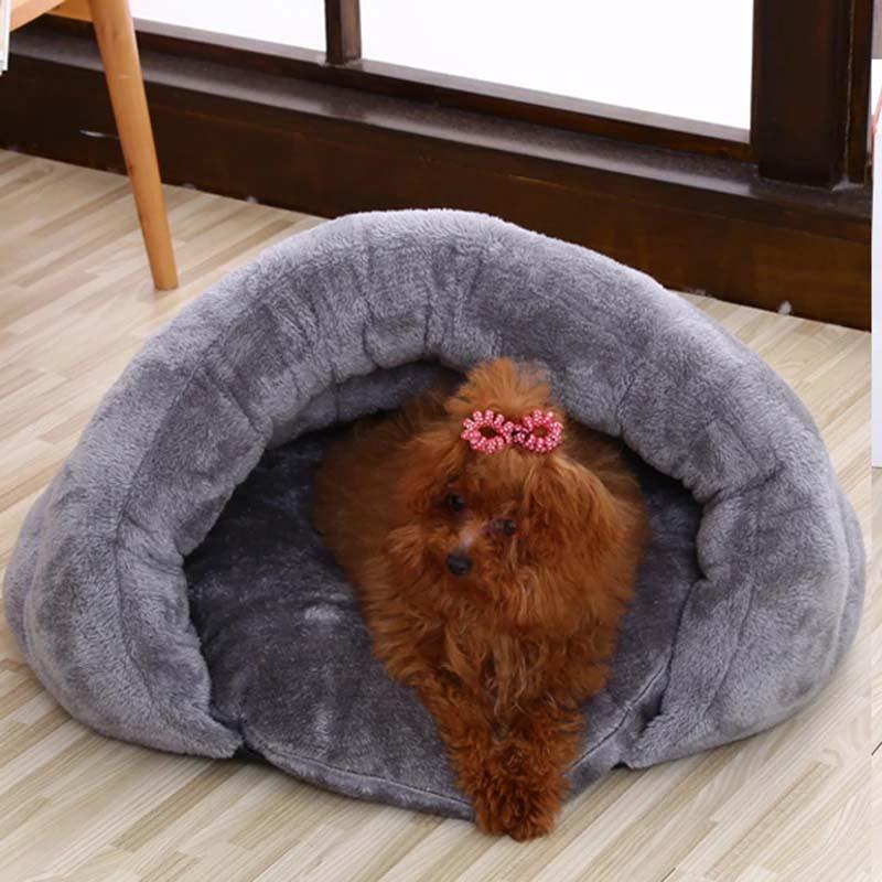 Dog cave bed
