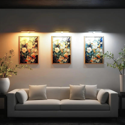 LED picture light with remote control