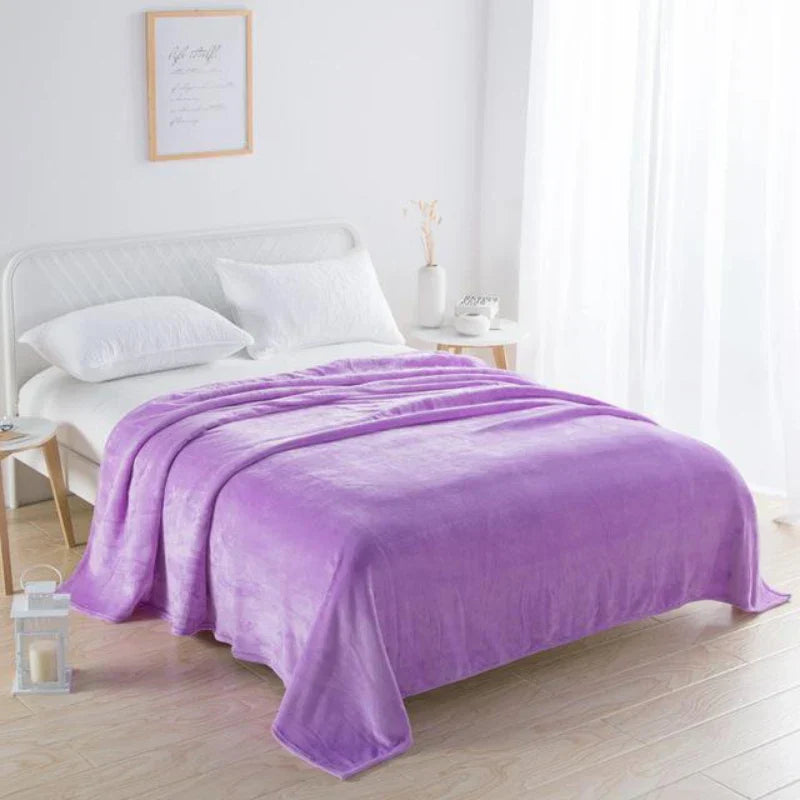 Velvet-textured blanket