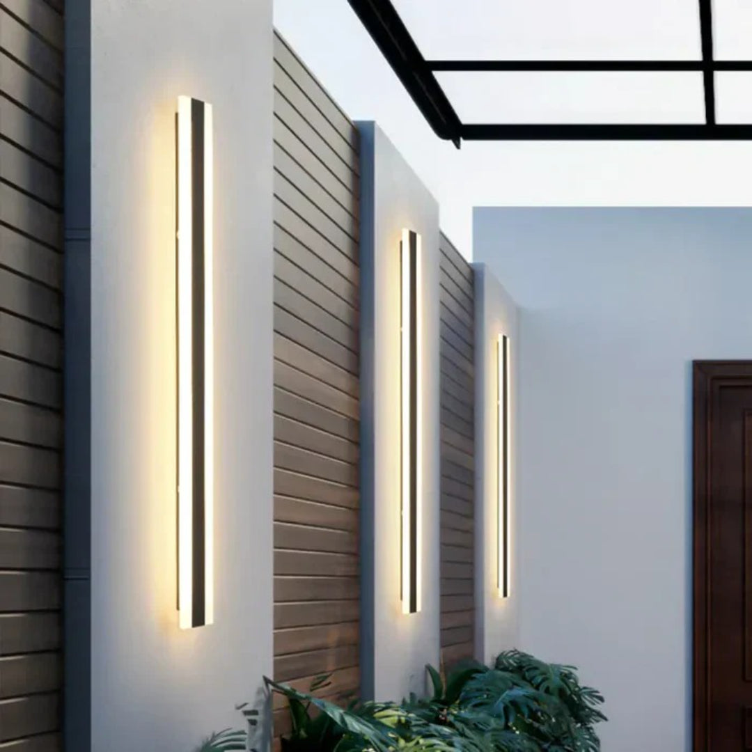 Applique murale linéaire LED extérieure