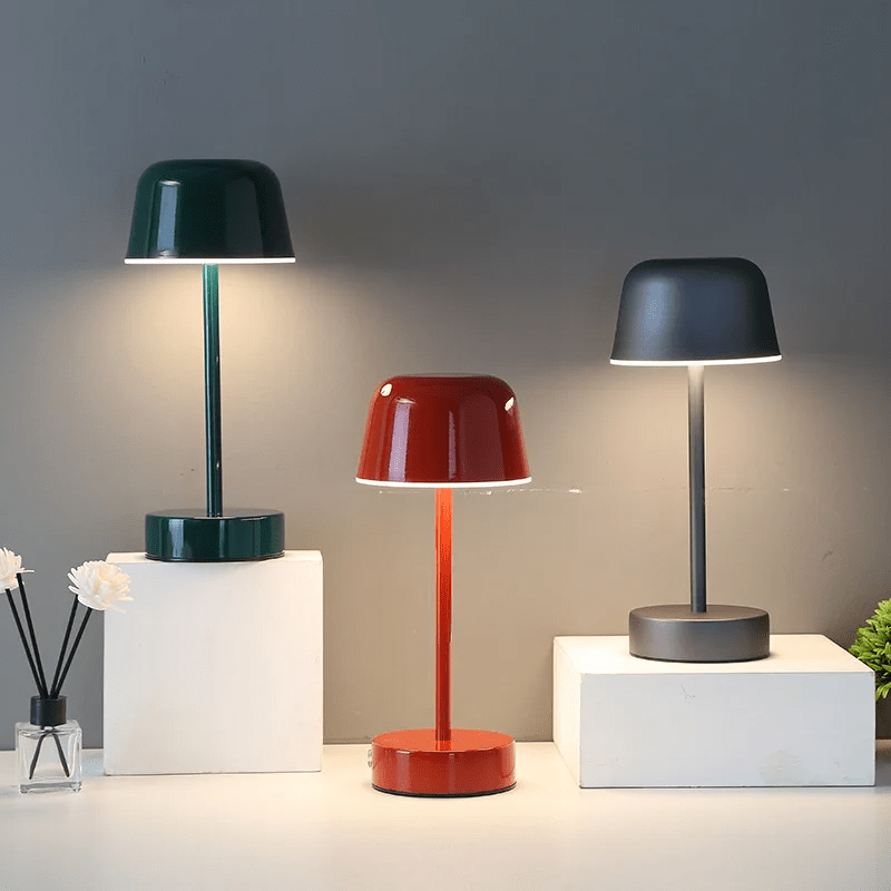 LED Lampka Stołowa Bezprzewodowa z Regulacją Jasności i 3 Trybami Światła