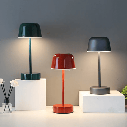 LED Lampka Stołowa Bezprzewodowa z Regulacją Jasności i 3 Trybami Światła