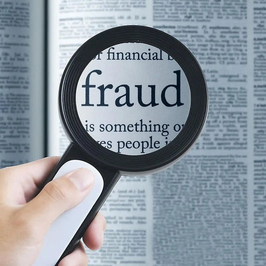 Lupa ręczna 30x z dużą soczewką 90 mm do czytania i prac precyzyjnych