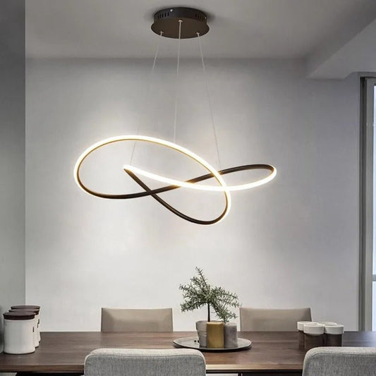 Clover LED pendant light with remote control
