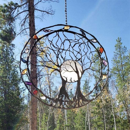 Décoration arbre de vie ronde
