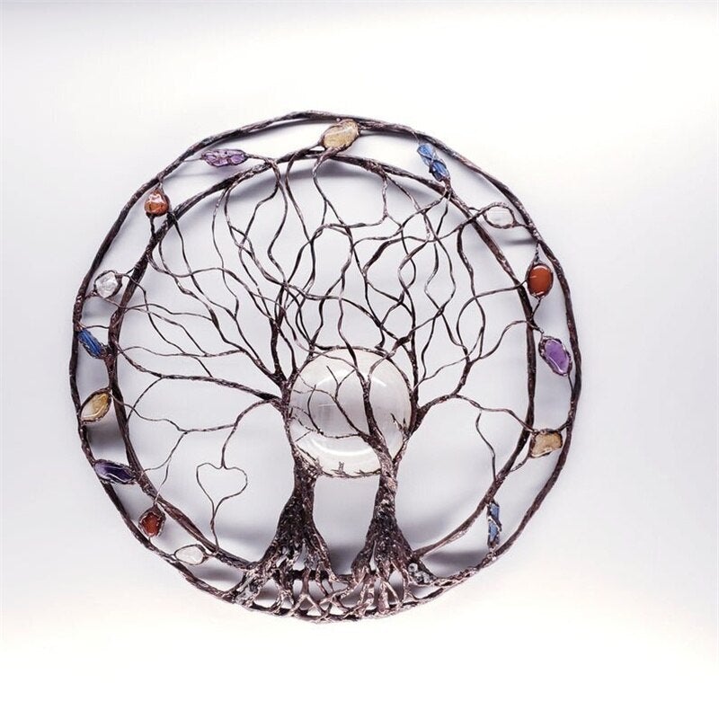 Décoration arbre de vie ronde