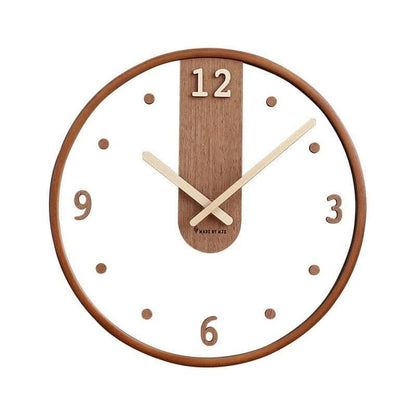 Horloge murale en métal et verre