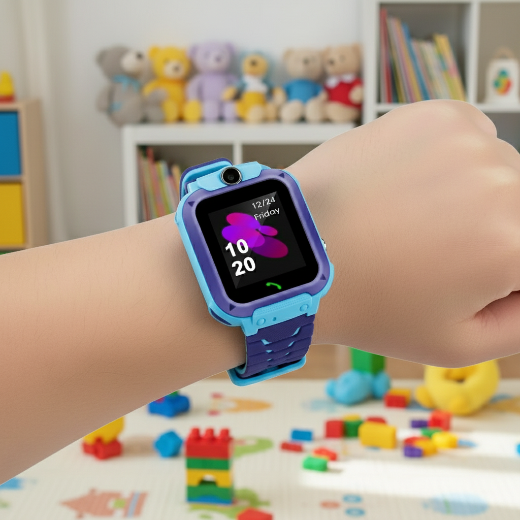 Smartwatch Dla Dzieci z GPS, Przyciskiem SOS i Obsługą Karty SIM 2G