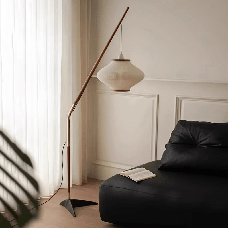 Lampa podłogowa LED E27 z łukowym ramieniem, oświetlenie 5–10 m²
