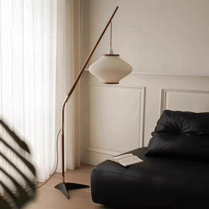 Lampa podłogowa LED E27 z łukowym ramieniem, oświetlenie 5–10 m²