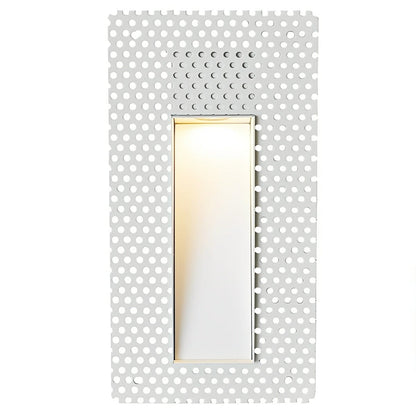 Recessed LED wall light