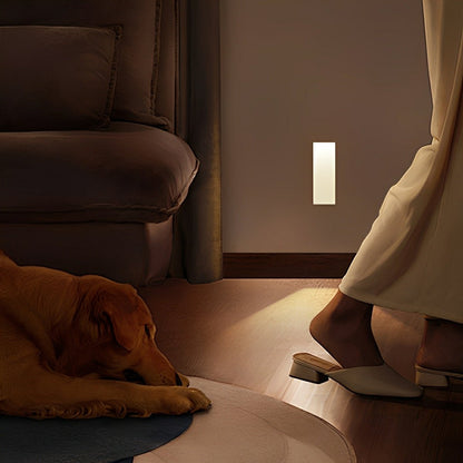 Recessed LED wall light