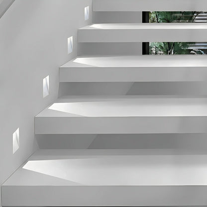Recessed LED wall light