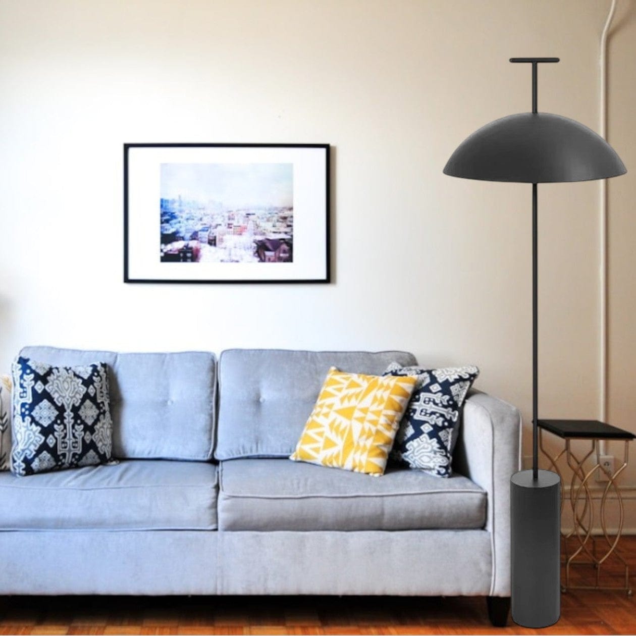 Lampa podłogowa LED 6–10W z trzonkiem typu wig, oświetlenie 15–30 m²