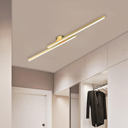Plafonnier LED à double profil