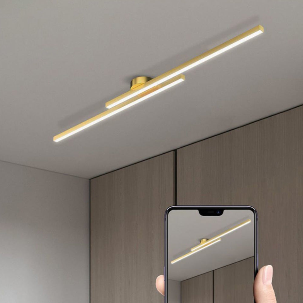 Plafonnier LED à double profil