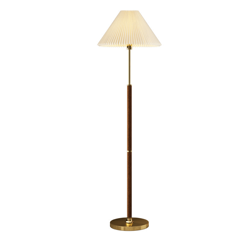 Lampa podłogowa E27 z papierowym kloszem, oświetlenie 3–5 m²