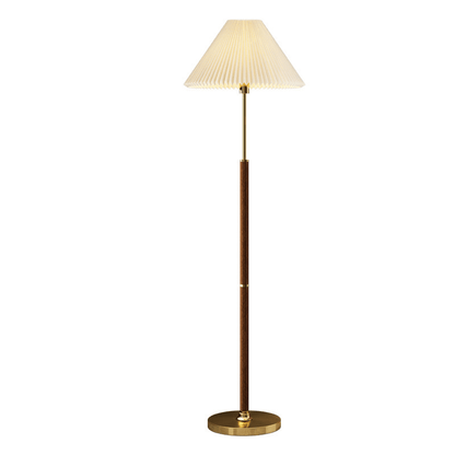 Lampa podłogowa E27 z papierowym kloszem, oświetlenie 3–5 m²