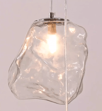 Żyrandol schodowy LED wielopoziomowy z funkcją ściemniania i pilotem