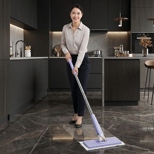 Flat spin mop