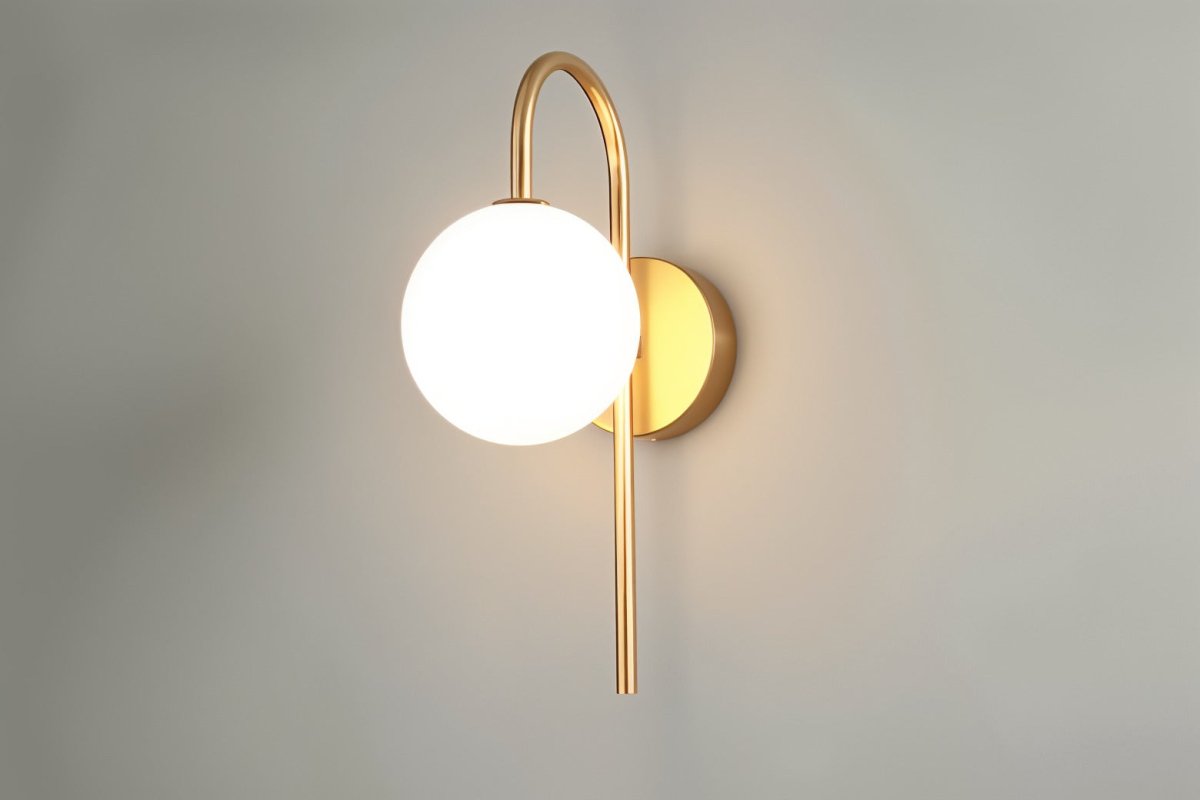 Ścienna lampa LED G9 9W przewodowa z metalu i szkła do oświetlenia wnętrz