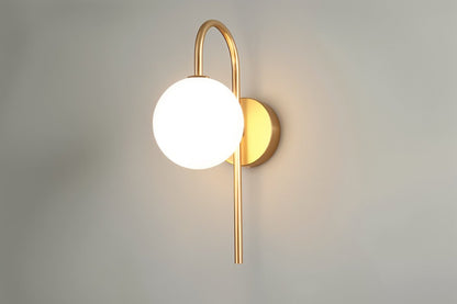 Ścienna lampa LED G9 9W przewodowa z metalu i szkła do oświetlenia wnętrz