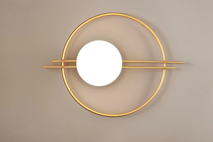 Ścienna lampa LED G9 9W przewodowa z metalu i szkła do oświetlenia wnętrz